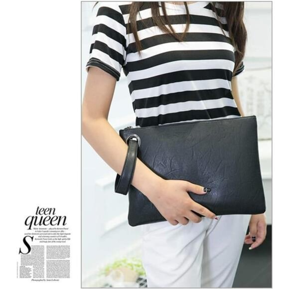 Evening Bags Purse Envelop Clutch Chain Shoulder Womens Golden - Picture 4 of 7